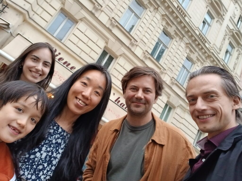 Selfie of researchers